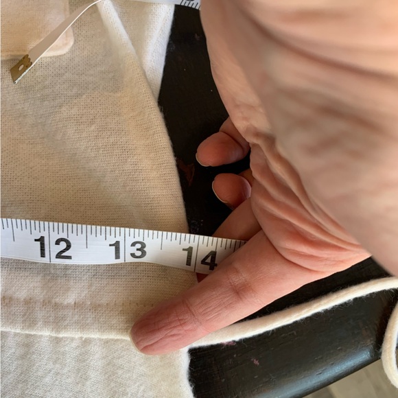 Vintage 70s Cream Knit Midi Dress | Sheer Sweater Dress small minimalist - Picture 12 of 14